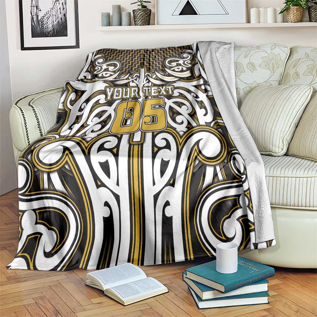 Custom Aotearoa Taranaki Blanket Maori Tribal Pattern Mix Poutama LT05 Yellow - Polynesian Pride