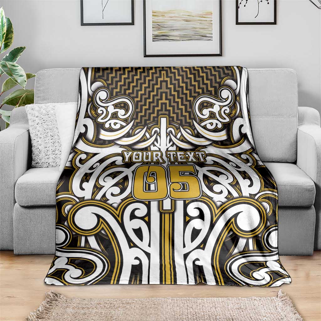 Custom Aotearoa Taranaki Blanket Maori Tribal Pattern Mix Poutama LT05 - Polynesian Pride
