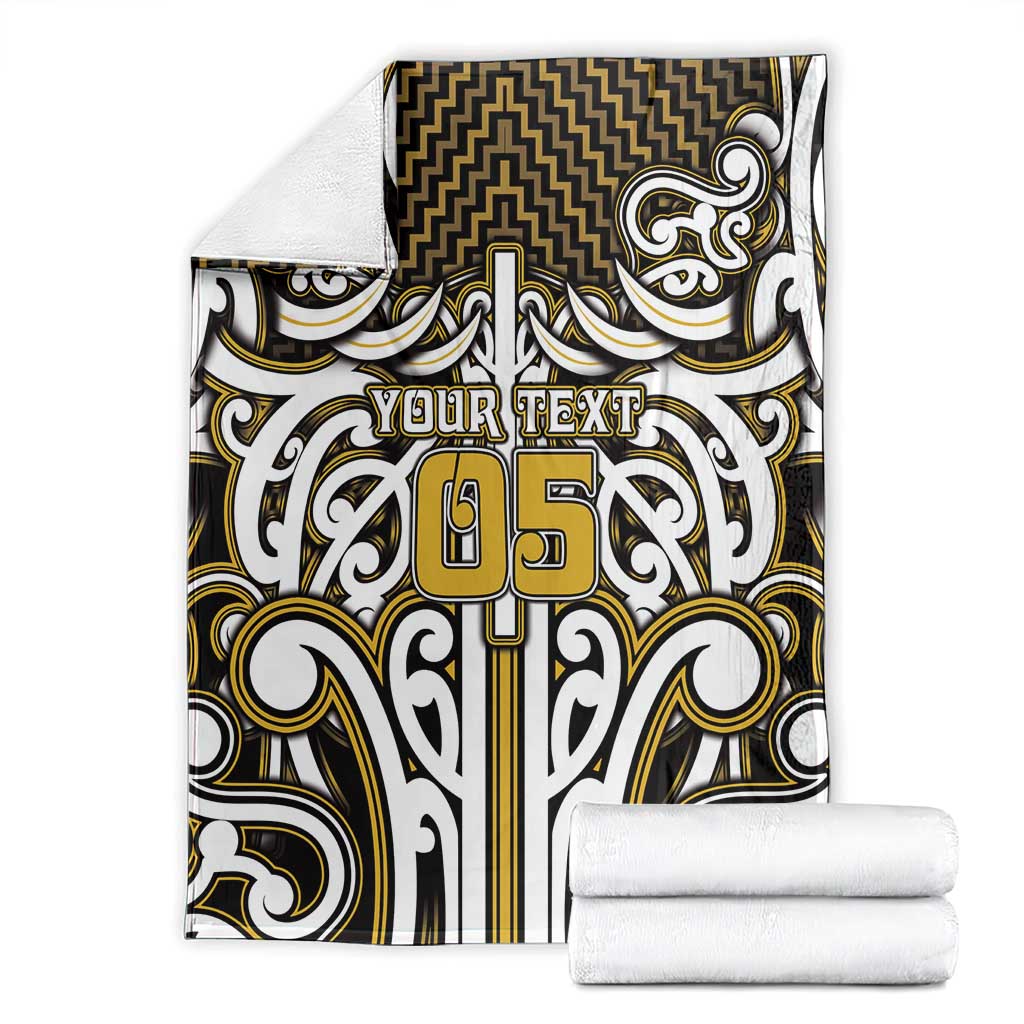 Custom Aotearoa Taranaki Blanket Maori Tribal Pattern Mix Poutama LT05 - Polynesian Pride