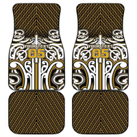 Custom Aotearoa Taranaki Car Mats Maori Tribal Pattern Mix Poutama LT05 - Polynesian Pride