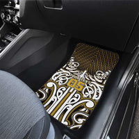 Custom Aotearoa Taranaki Car Mats Maori Tribal Pattern Mix Poutama LT05 - Polynesian Pride