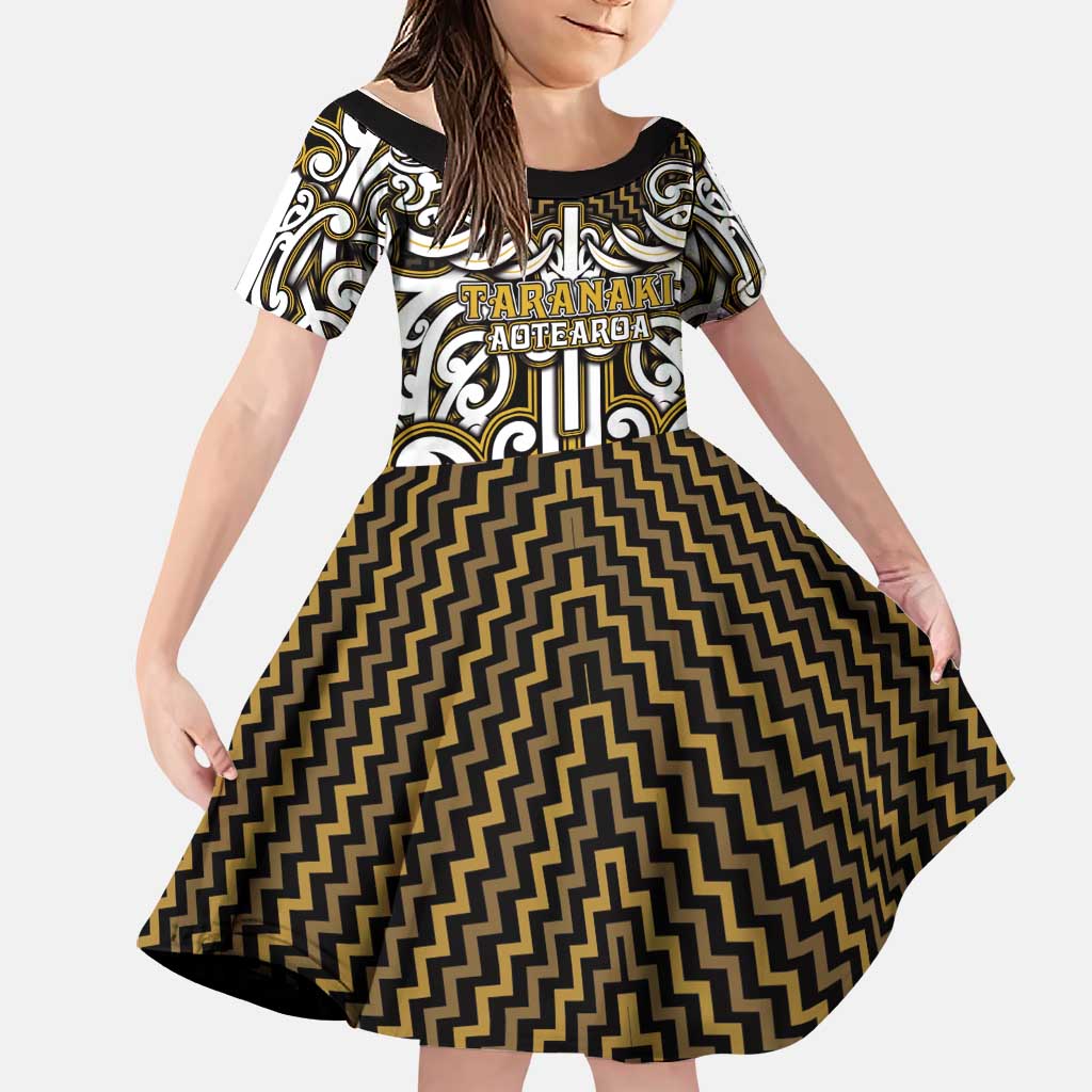 Custom Aotearoa Taranaki Family Matching Off Shoulder Maxi Dress and Hawaiian Shirt Maori Tribal Pattern Mix Poutama