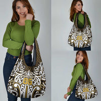 Custom Aotearoa Taranaki Grocery Bag Maori Tribal Pattern Mix Poutama LT05 - Polynesian Pride