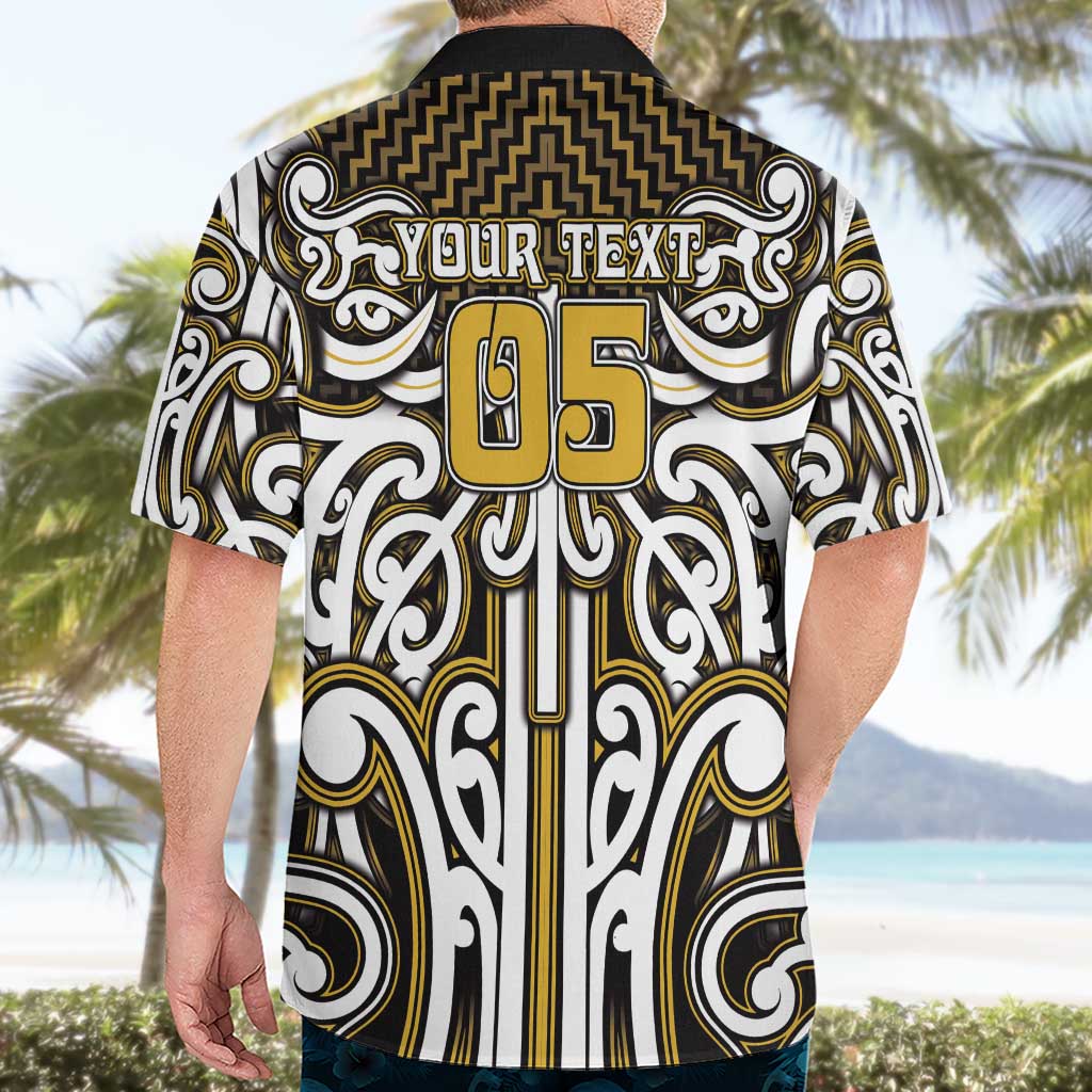 Custom Aotearoa Taranaki Hawaiian Shirt Maori Tribal Pattern Mix Poutama LT05 - Polynesian Pride