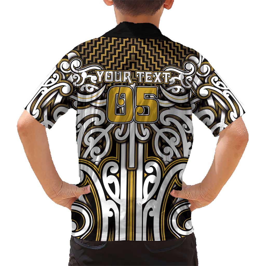 Custom Aotearoa Taranaki Hawaiian Shirt Maori Tribal Pattern Mix Poutama LT05 - Polynesian Pride