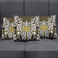 Custom Aotearoa Taranaki Pillow Cover Maori Tribal Pattern Mix Poutama LT05 - Polynesian Pride