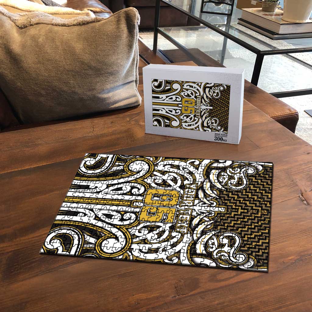 Custom Aotearoa Taranaki Puzzle Maori Tribal Pattern Mix Poutama LT05 - Polynesian Pride