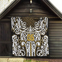 Custom Aotearoa Taranaki Quilt Maori Tribal Pattern Mix Poutama LT05 - Polynesian Pride