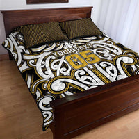 Custom Aotearoa Taranaki Quilt Bed Set Maori Tribal Pattern Mix Poutama LT05 - Polynesian Pride