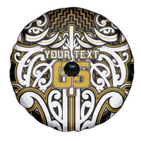 Custom Aotearoa Taranaki Spare Tire Cover Maori Tribal Pattern Mix Poutama LT05 - Polynesian Pride