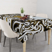 Custom Aotearoa Taranaki Tablecloth Maori Tribal Pattern Mix Poutama LT05 - Polynesian Pride