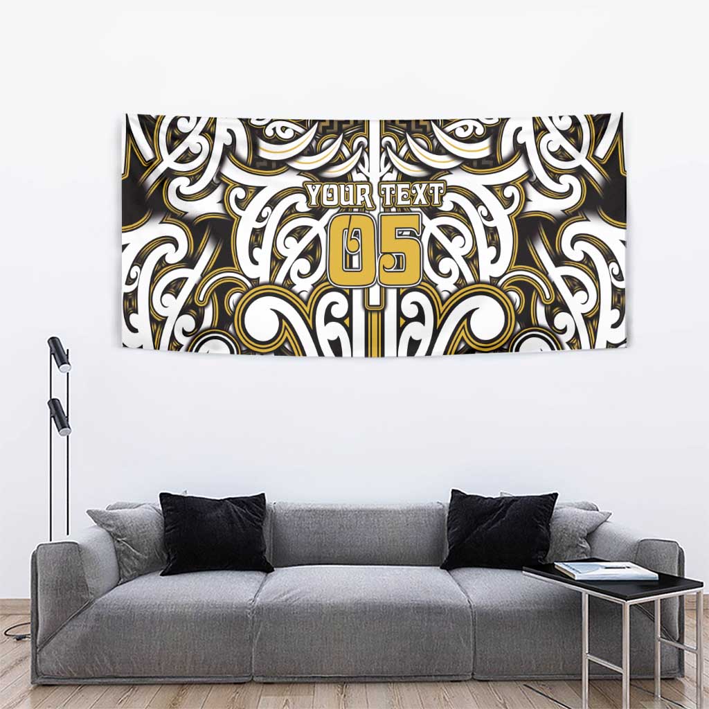 Custom Aotearoa Taranaki Tapestry Maori Tribal Pattern Mix Poutama LT05 - Polynesian Pride