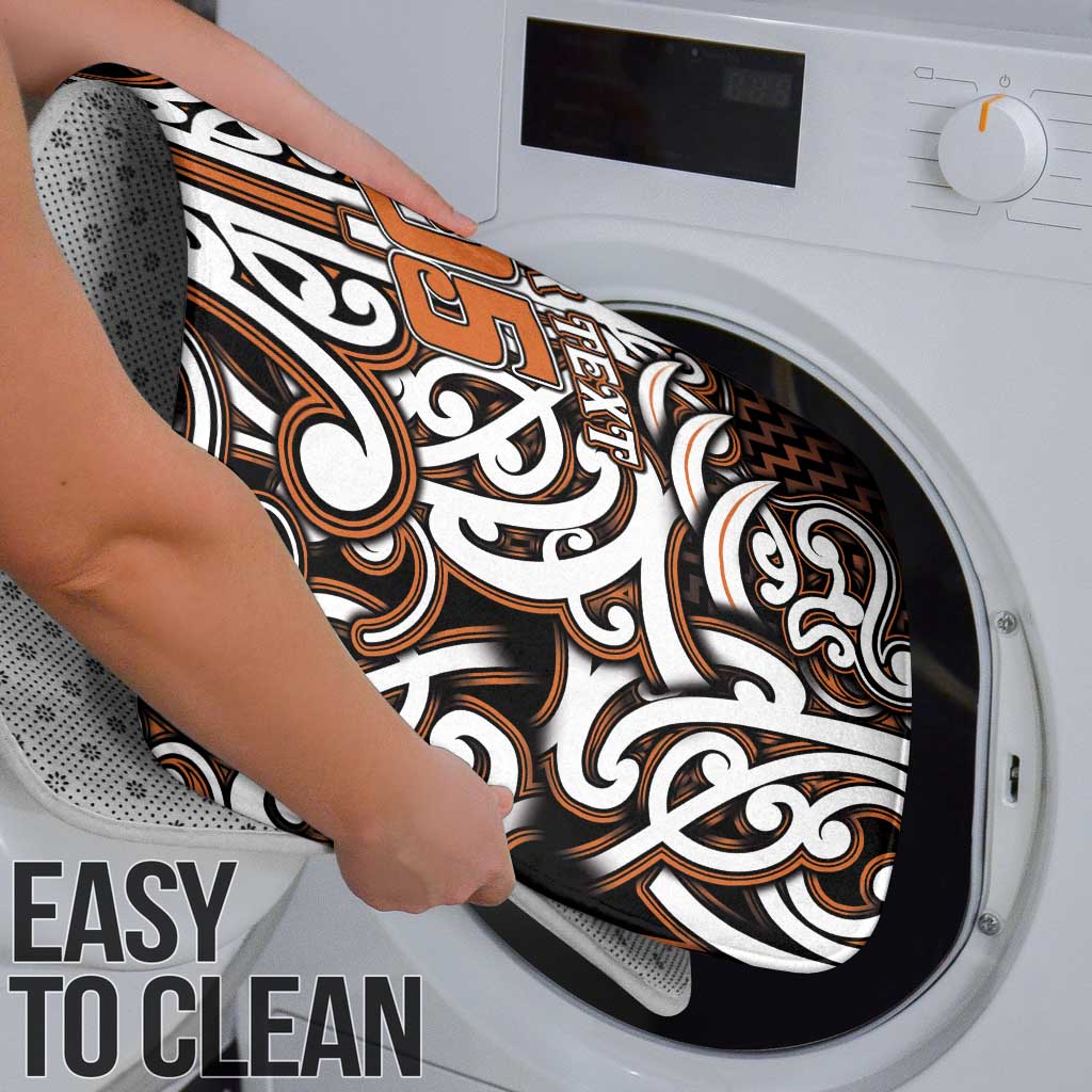 Custom Aotearoa Waikato Bathroom Set Maori Tribal Pattern Mix Poutama LT05 - Polynesian Pride