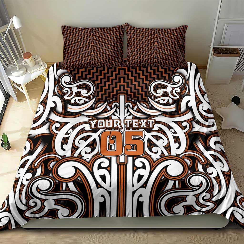 Custom Aotearoa Waikato Bedding Set Maori Tribal Pattern Mix Poutama LT05 - Polynesian Pride