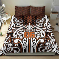 Custom Aotearoa Waikato Bedding Set Maori Tribal Pattern Mix Poutama LT05 - Polynesian Pride