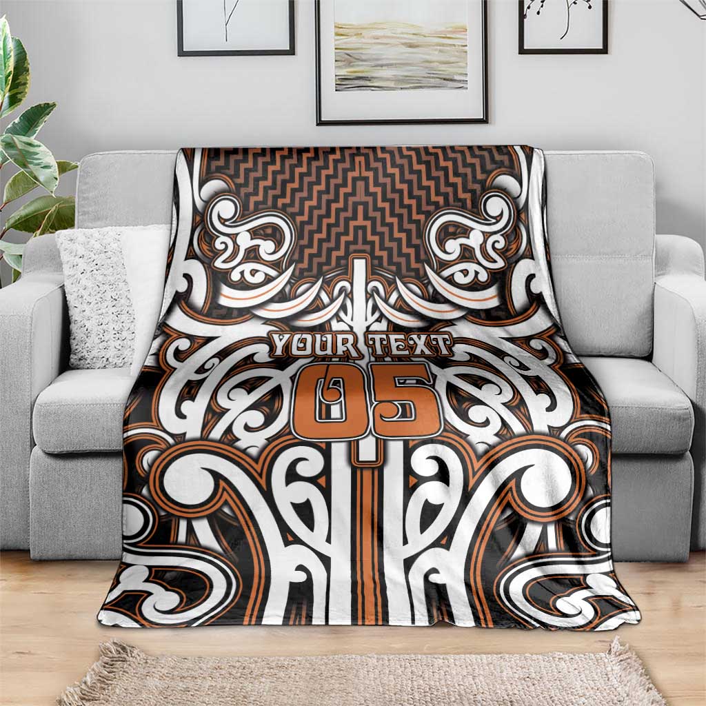 Custom Aotearoa Waikato Blanket Maori Tribal Pattern Mix Poutama LT05 - Polynesian Pride