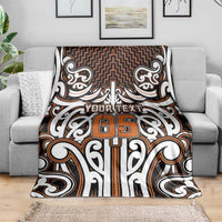 Custom Aotearoa Waikato Blanket Maori Tribal Pattern Mix Poutama LT05 - Polynesian Pride