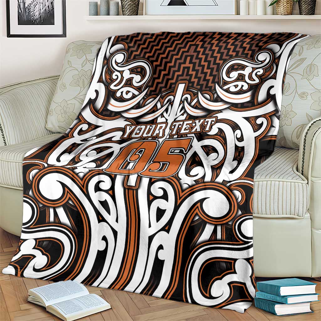 Custom Aotearoa Waikato Blanket Maori Tribal Pattern Mix Poutama LT05 - Polynesian Pride