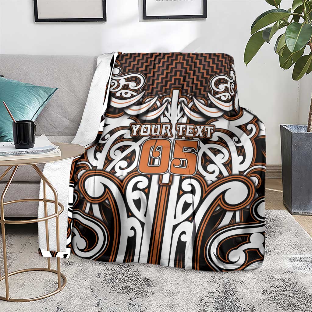Custom Aotearoa Waikato Blanket Maori Tribal Pattern Mix Poutama LT05 - Polynesian Pride