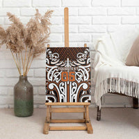 Custom Aotearoa Waikato Canvas Wall Art Maori Tribal Pattern Mix Poutama LT05 - Polynesian Pride