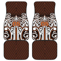 Custom Aotearoa Waikato Car Mats Maori Tribal Pattern Mix Poutama LT05 - Polynesian Pride