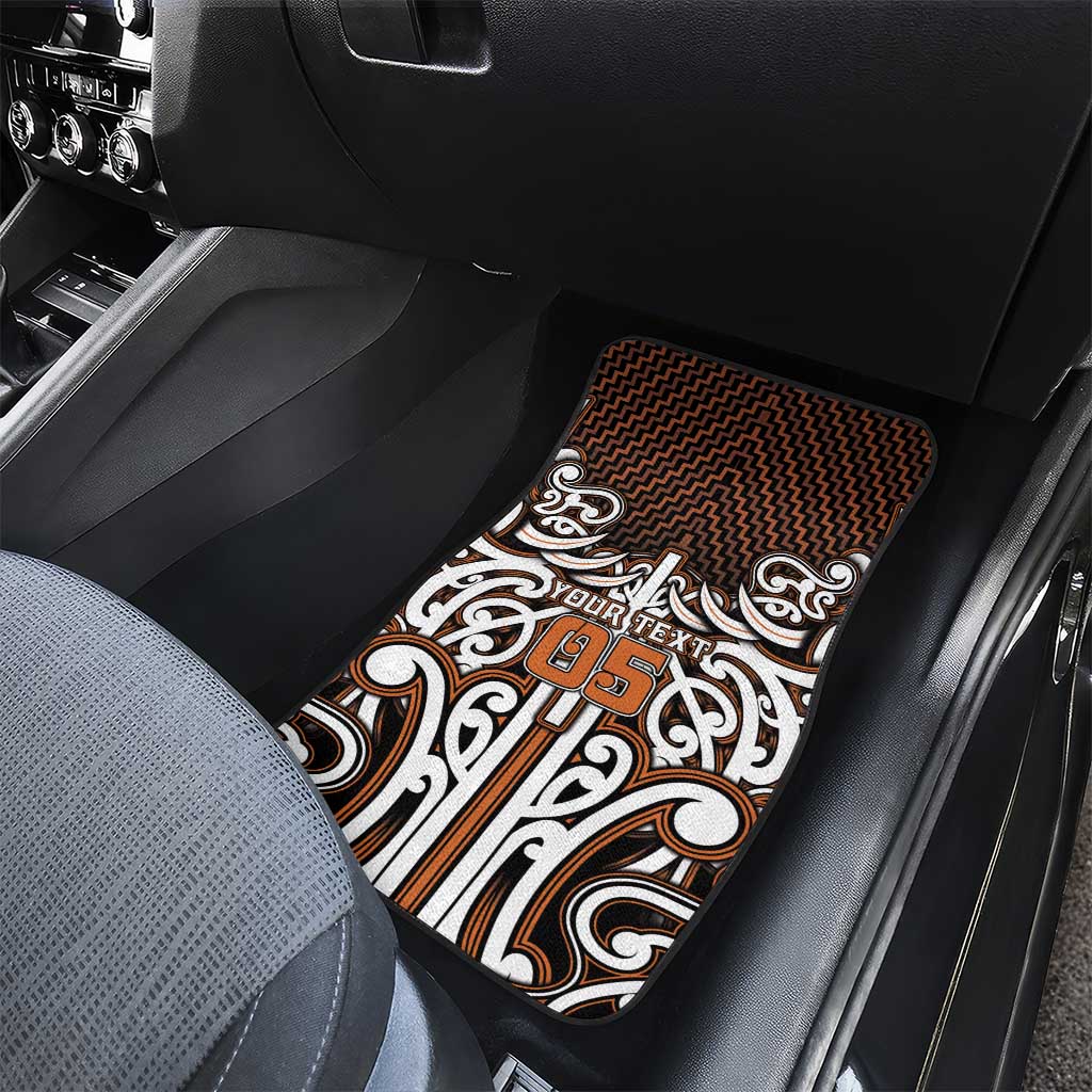 Custom Aotearoa Waikato Car Mats Maori Tribal Pattern Mix Poutama LT05 - Polynesian Pride