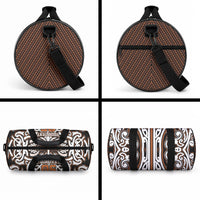 Custom Aotearoa Waikato Duffle Bag Maori Tribal Pattern Mix Poutama LT05 - Polynesian Pride