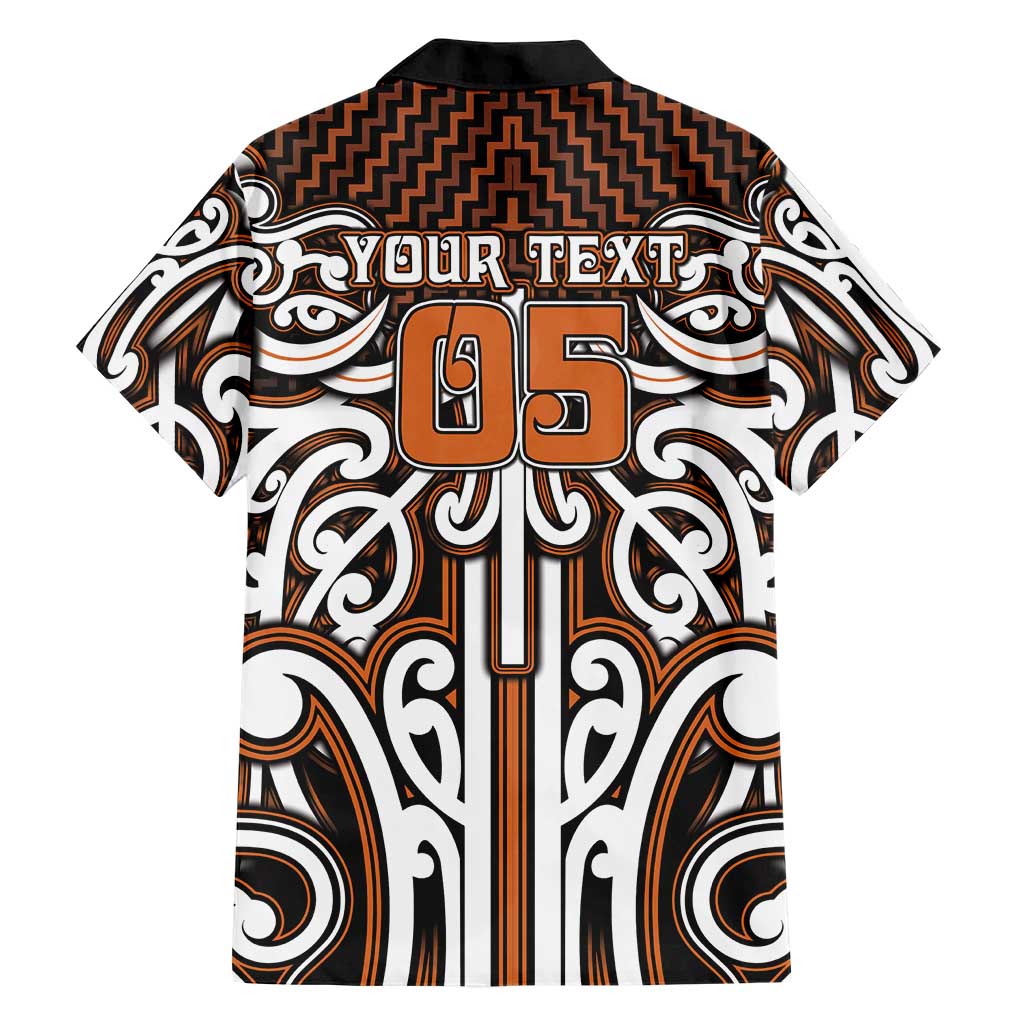 Custom Aotearoa Waikato Hawaiian Shirt Maori Tribal Pattern Mix Poutama LT05 - Polynesian Pride