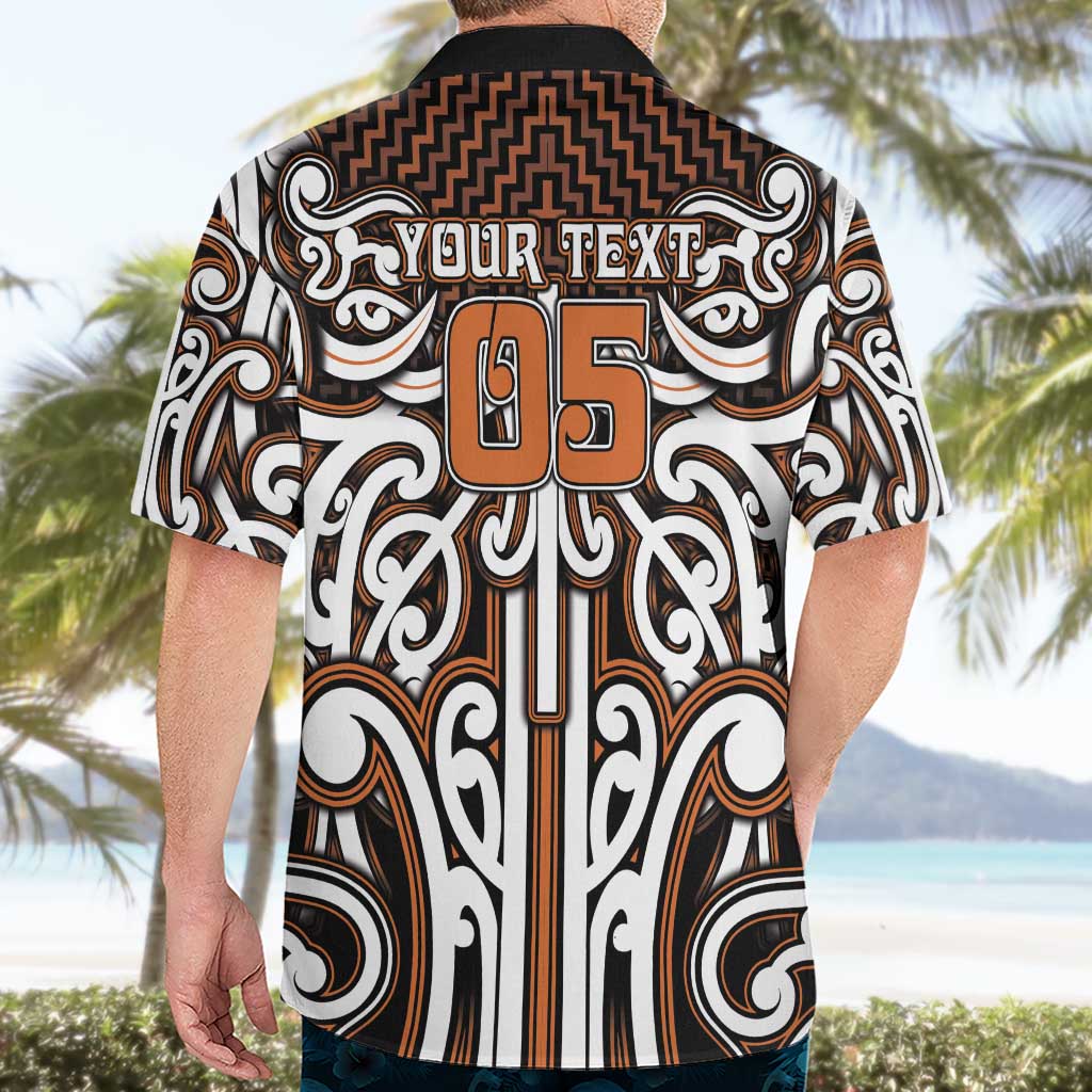 Custom Aotearoa Waikato Hawaiian Shirt Maori Tribal Pattern Mix Poutama LT05 - Polynesian Pride
