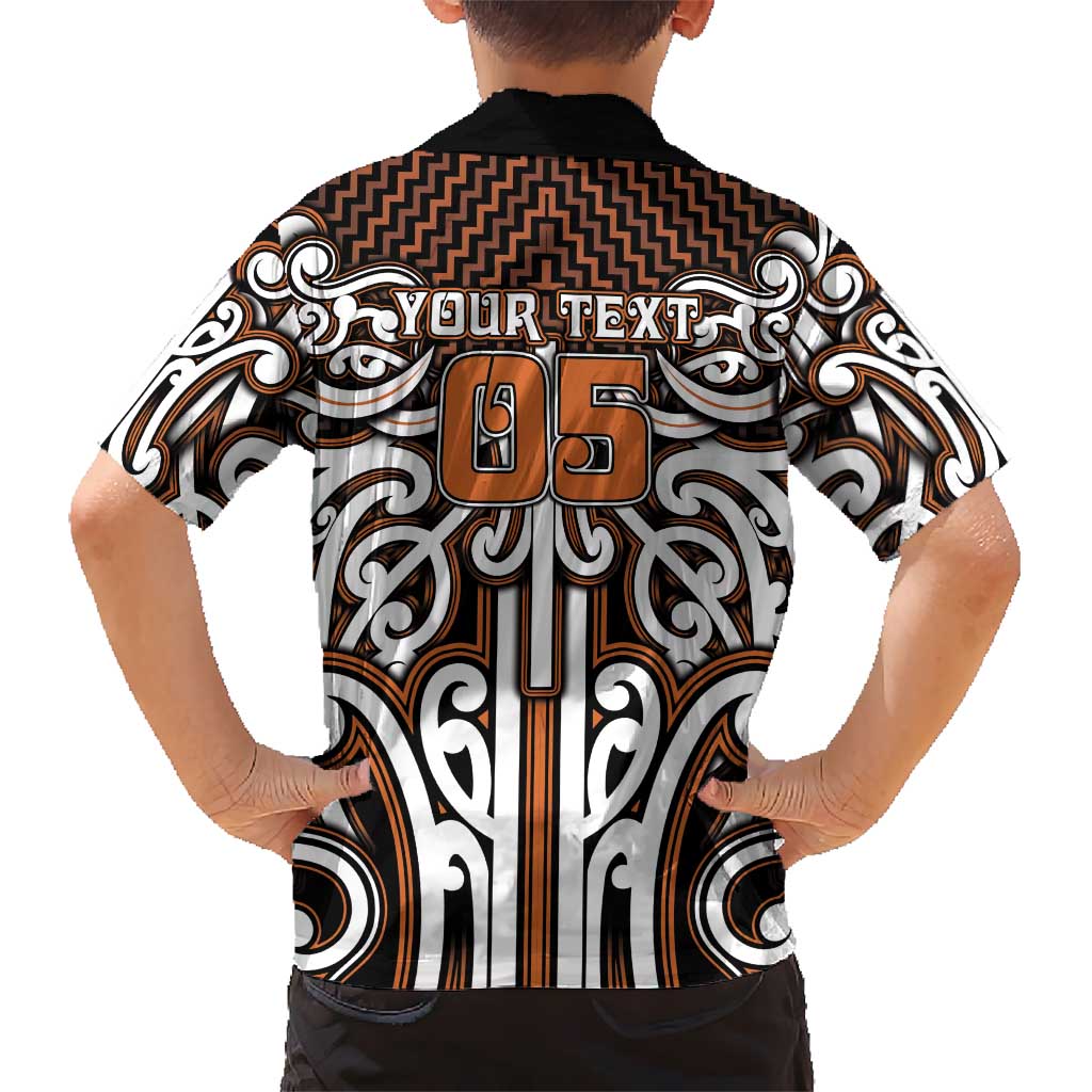 Custom Aotearoa Waikato Hawaiian Shirt Maori Tribal Pattern Mix Poutama LT05 - Polynesian Pride