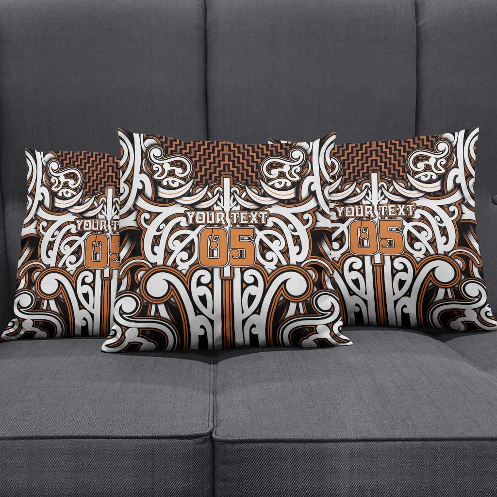 Custom Aotearoa Waikato Pillow Cover Maori Tribal Pattern Mix Poutama LT05 - Polynesian Pride