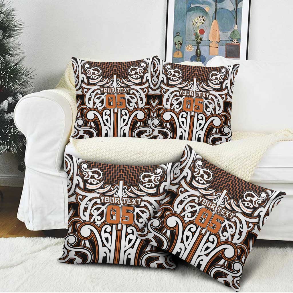 Custom Aotearoa Waikato Pillow Cover Maori Tribal Pattern Mix Poutama LT05 - Polynesian Pride