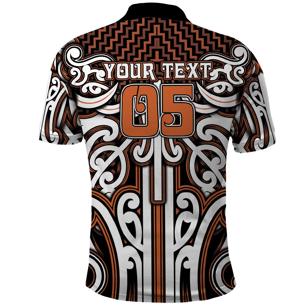 Custom Aotearoa Waikato Polo Shirt Maori Tribal Pattern Mix Poutama LT05 - Polynesian Pride