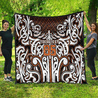 Custom Aotearoa Waikato Quilt Maori Tribal Pattern Mix Poutama LT05 - Polynesian Pride