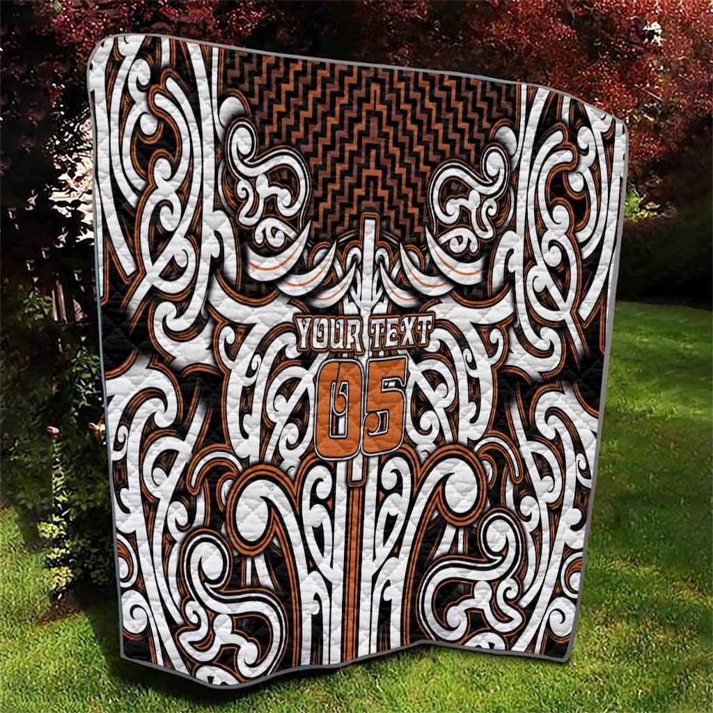 Custom Aotearoa Waikato Quilt Maori Tribal Pattern Mix Poutama LT05 - Polynesian Pride