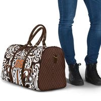Custom Aotearoa Waikato Travel Bag Maori Tribal Pattern Mix Poutama LT05 - Polynesian Pride