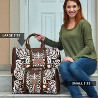 Custom Aotearoa Waikato Travel Bag Maori Tribal Pattern Mix Poutama LT05 - Polynesian Pride