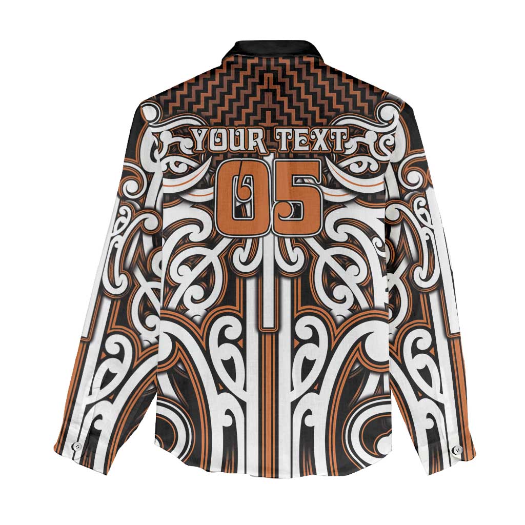 Custom Aotearoa Waikato Women Casual Shirt Maori Tribal Pattern Mix Poutama LT05 - Polynesian Pride