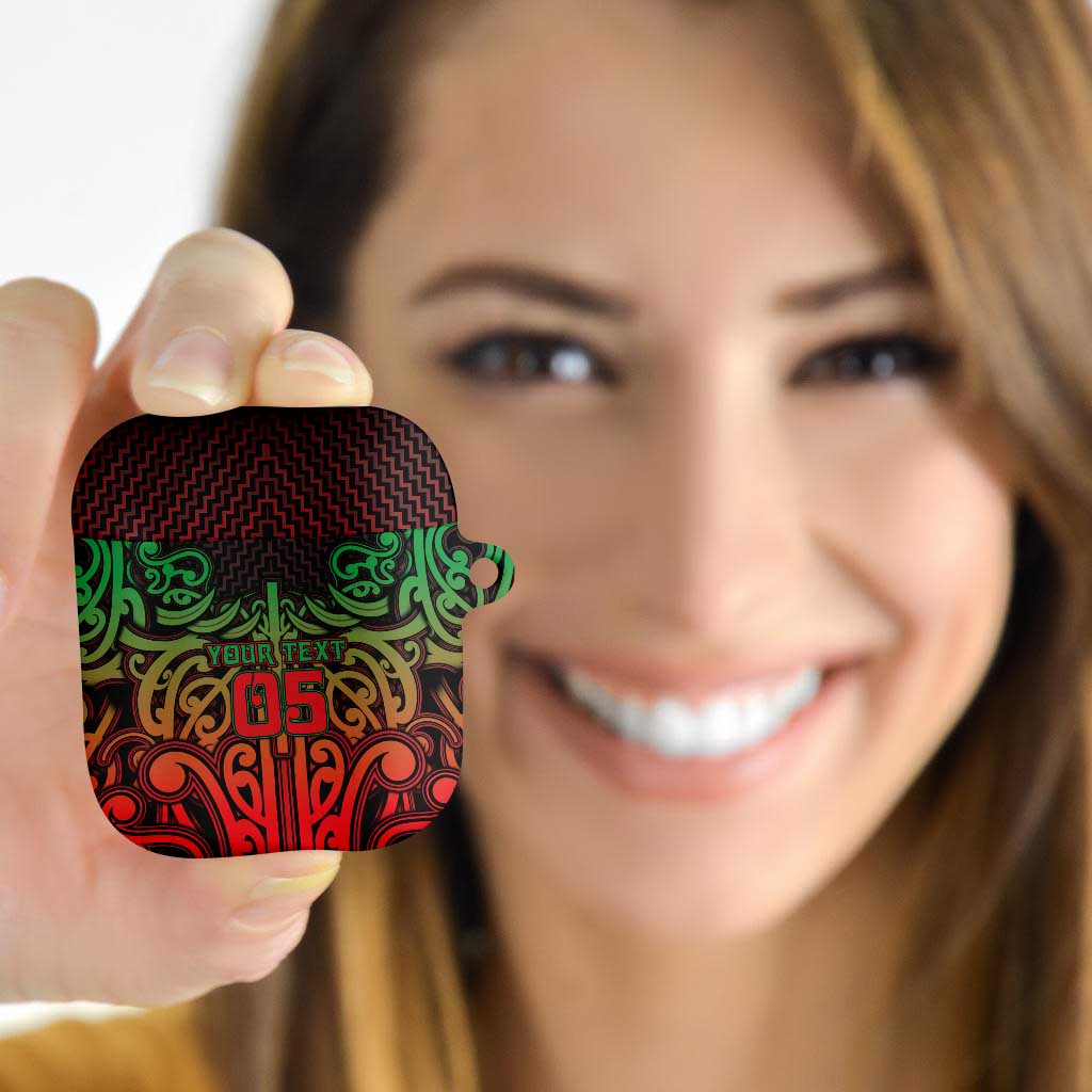 Custom Aotearoa Tuhoe AirPods Case Maori Tribal Pattern Mix Poutama LT05 - Polynesian Pride