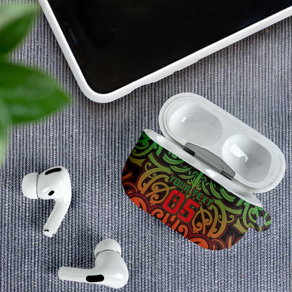 Custom Aotearoa Tuhoe AirPods Case Maori Tribal Pattern Mix Poutama LT05 - Polynesian Pride