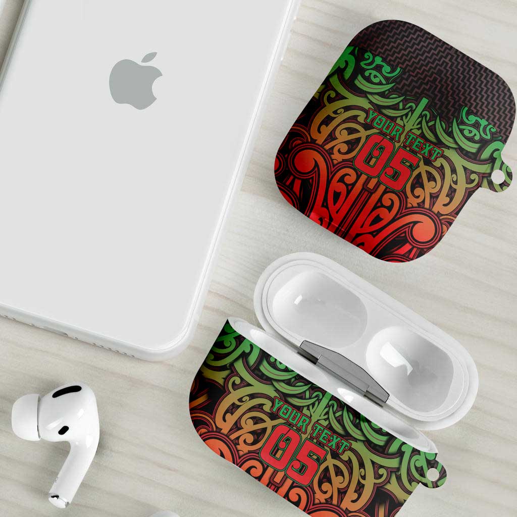 Custom Aotearoa Tuhoe AirPods Case Maori Tribal Pattern Mix Poutama LT05 - Polynesian Pride