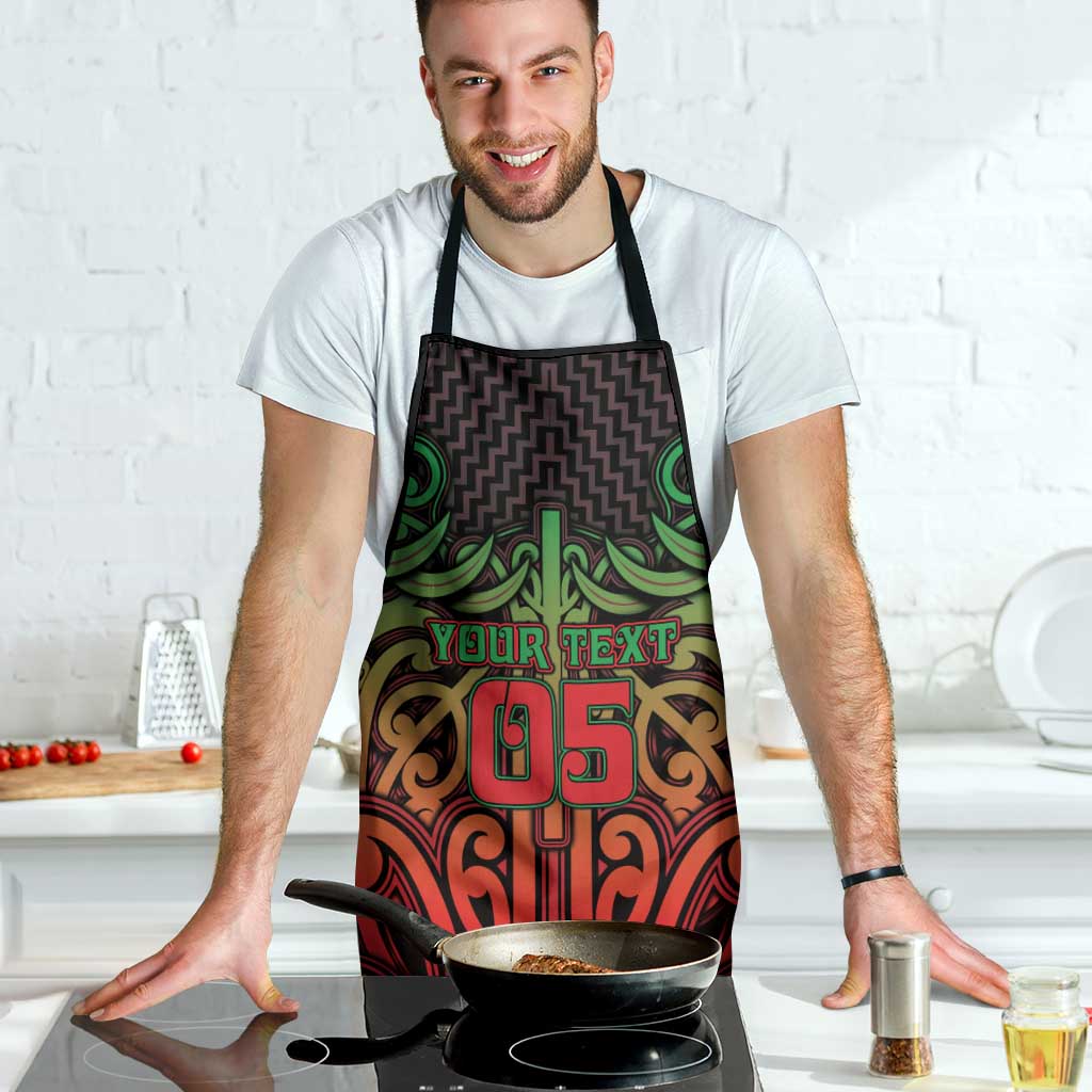 Custom Aotearoa Tuhoe Apron Maori Tribal Pattern Mix Poutama LT05 - Polynesian Pride