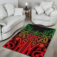 Custom Aotearoa Tuhoe Area Rug Maori Tribal Pattern Mix Poutama LT05 - Polynesian Pride