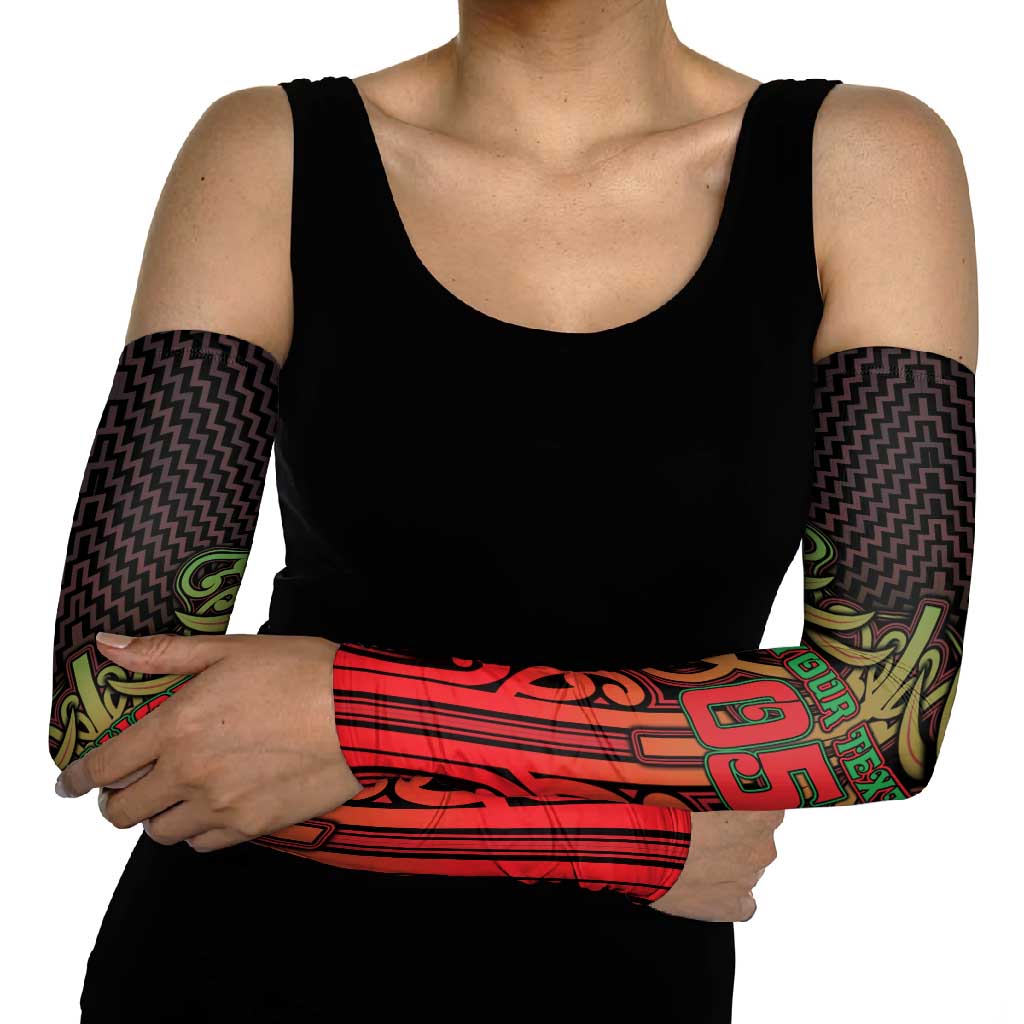 Custom Aotearoa Tuhoe Arm Sleeves Maori Tribal Pattern Mix Poutama LT05 - Polynesian Pride