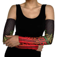 Custom Aotearoa Tuhoe Arm Sleeves Maori Tribal Pattern Mix Poutama LT05 - Polynesian Pride