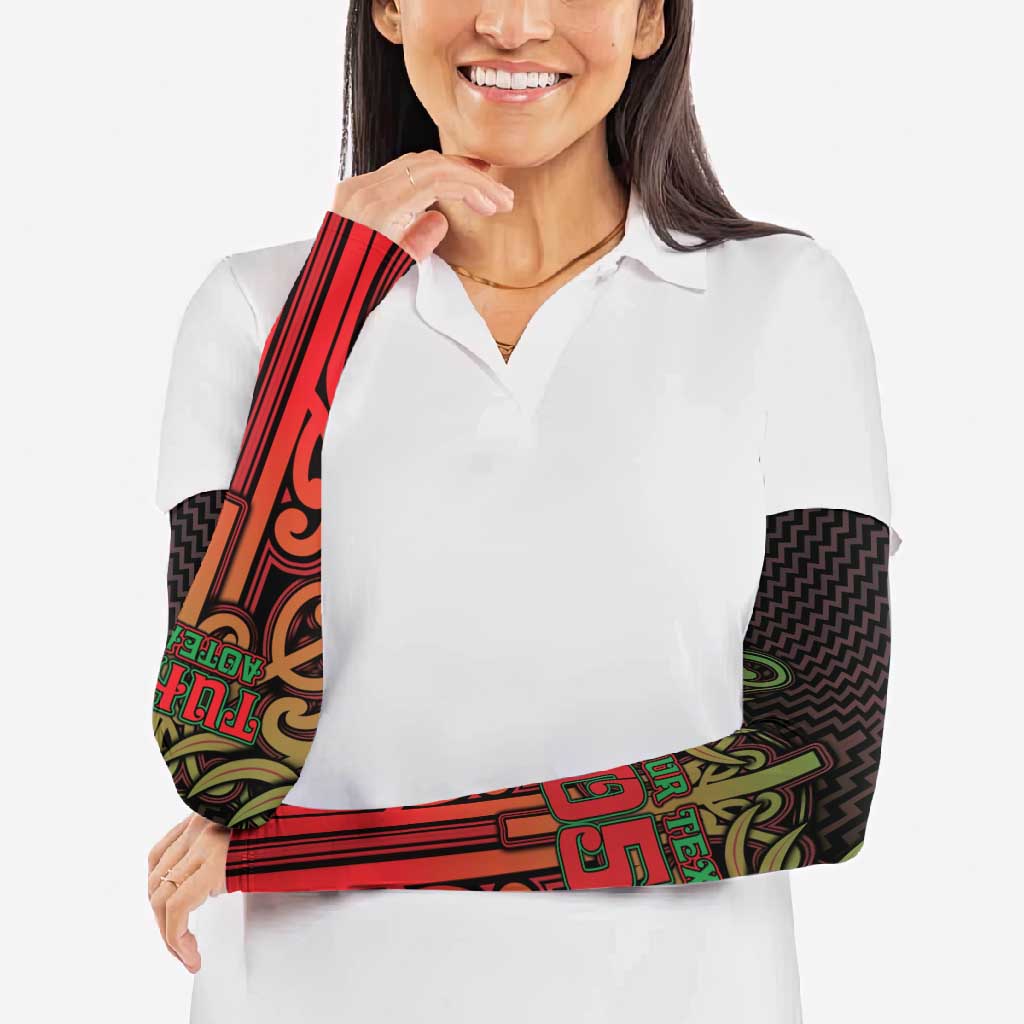 Custom Aotearoa Tuhoe Arm Sleeves Maori Tribal Pattern Mix Poutama LT05 - Polynesian Pride
