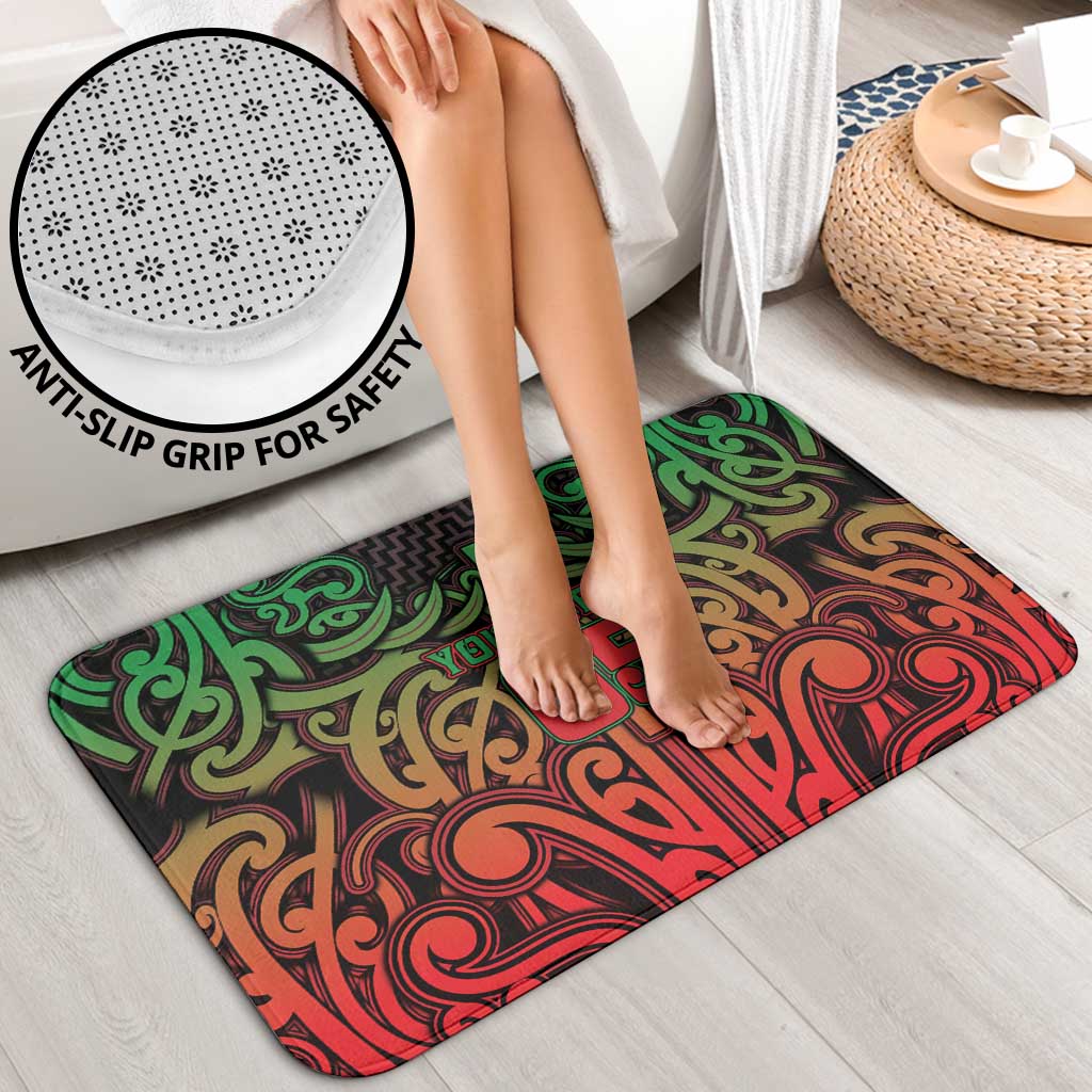Custom Aotearoa Tuhoe Bathroom Set Maori Tribal Pattern Mix Poutama LT05 - Polynesian Pride