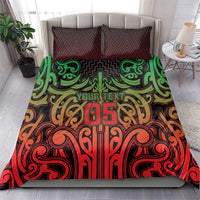 Custom Aotearoa Tuhoe Bedding Set Maori Tribal Pattern Mix Poutama LT05 - Polynesian Pride