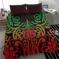Custom Aotearoa Tuhoe Bedding Set Maori Tribal Pattern Mix Poutama LT05 - Polynesian Pride