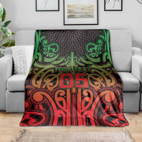 Custom Aotearoa Tuhoe Blanket Maori Tribal Pattern Mix Poutama LT05 - Polynesian Pride